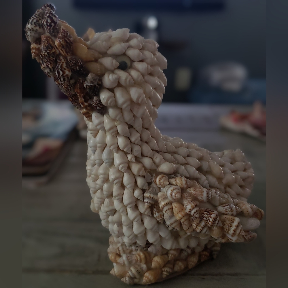 Cool Vintage Duck/Pelican Seashell Figure By Nanco